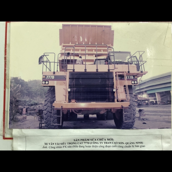 SỬA CHỮA TRUNG ĐẠI TU XE  CAT 777D